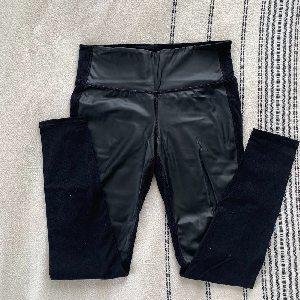 Athleta Faux Leather Leggings